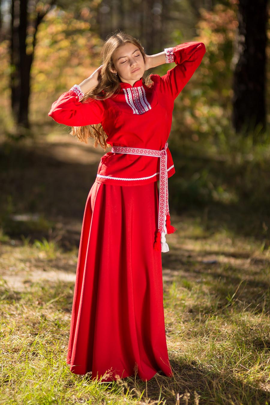 Underwear Women in Slavic costumes in Putian